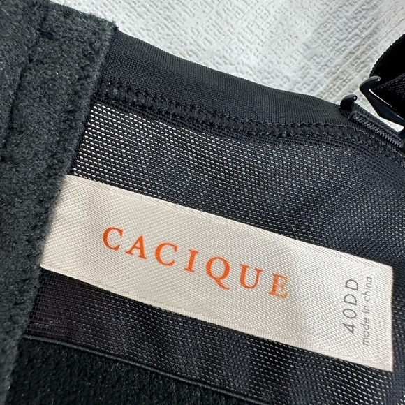 Cacique molded bra embroidered lace size 40DD - Picture 6 of 7